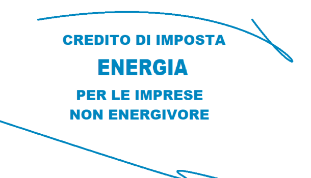 Credito di imposta energia per le imprese non energivore: la richiesta scade il 29/08/2022